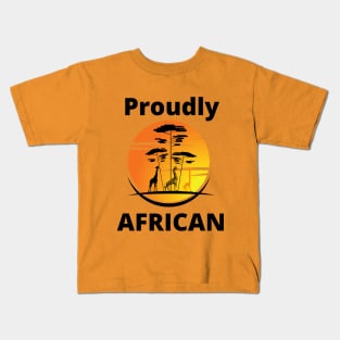 Proud African Kids T-Shirt